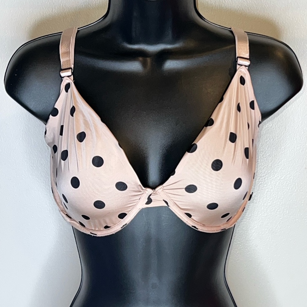 Victoria’s Secret 38 DDD Polkadot Tan Bra